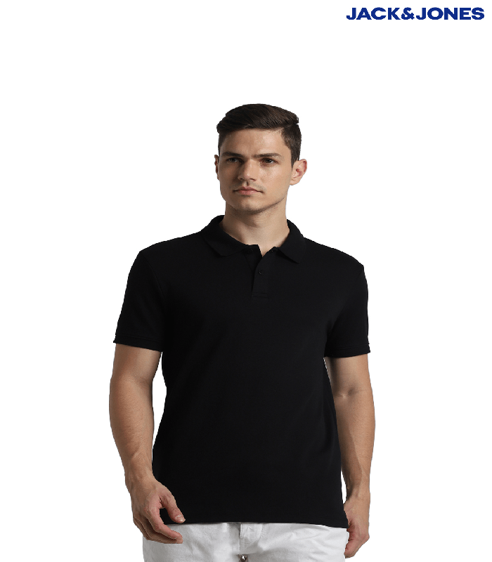 J&J Black Polo T-shirt