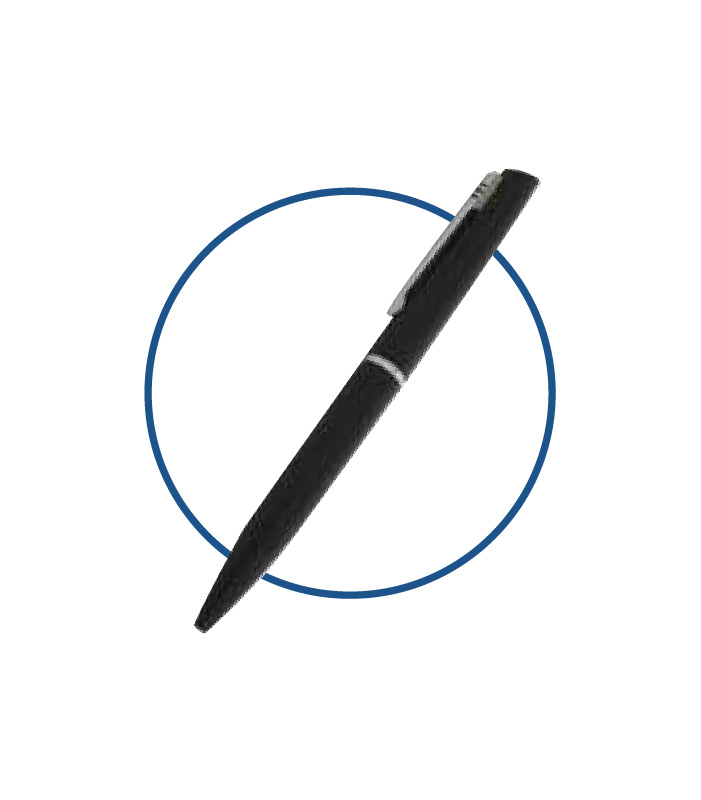 Classic White & Silver Executive Pen